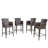 Noah Polyethylene (PE) Wicker Outdoor Stool-1400507772