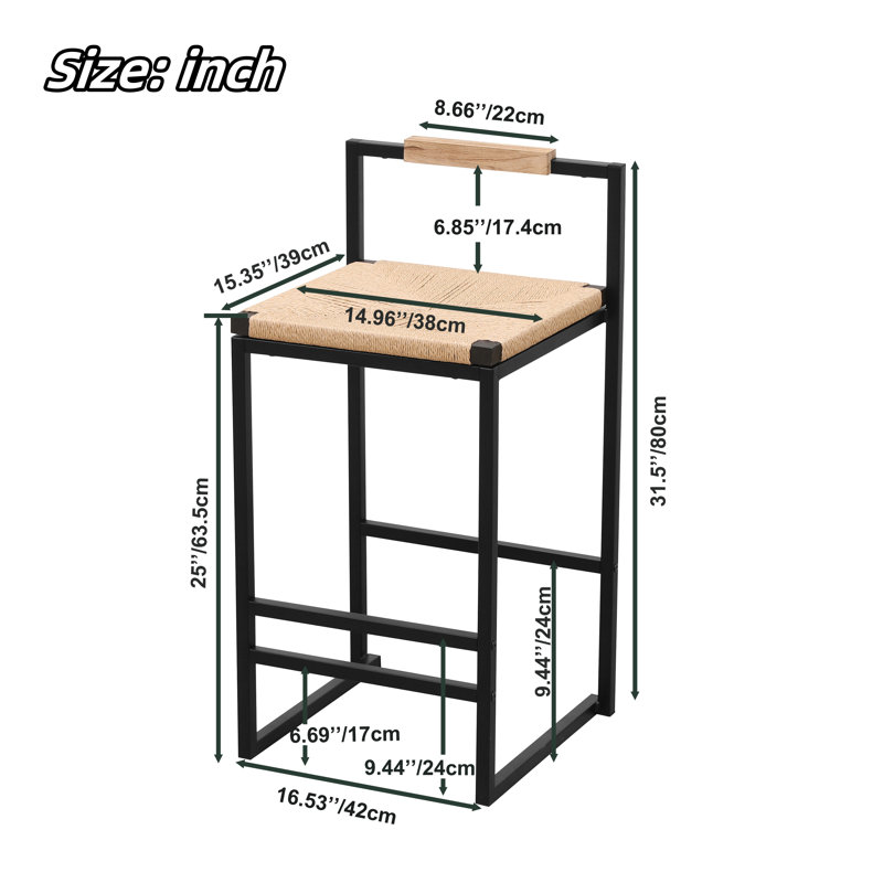Ensemble de tabouret de comptoir Magean