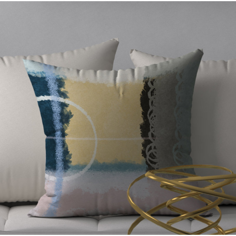 Reversible Throw Pillow, 18" x 18"