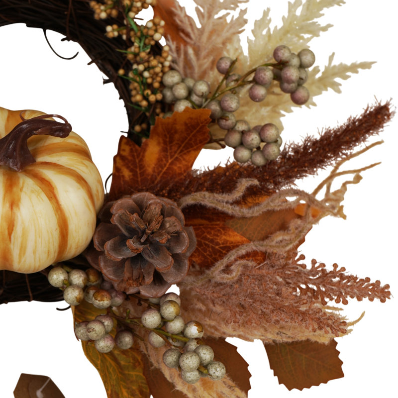 Faux Polyester 35cm Wreath
