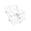 Ensemble de salon inclinable 3 pièces Aum-438033372