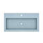 Lavabo de salle de bain en béton fabriqué à la main 36 po Native Stone Trough-97563091-37742375
