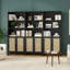 Bibliothèque moderne en rotin 29,9 "-2025293181