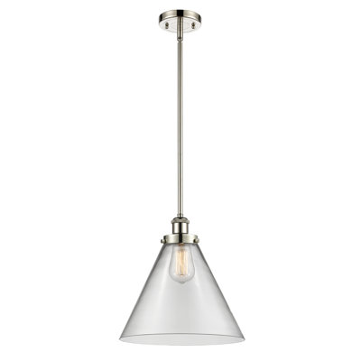 Luminaire suspendu conique à 1 lumière Gelinas