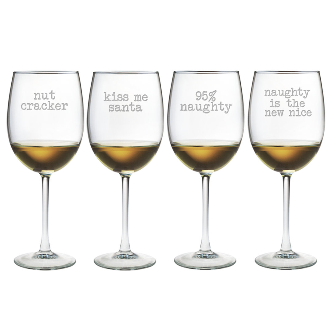 Shetler 19oz. Wine Glass Set The Holiday Aisle®