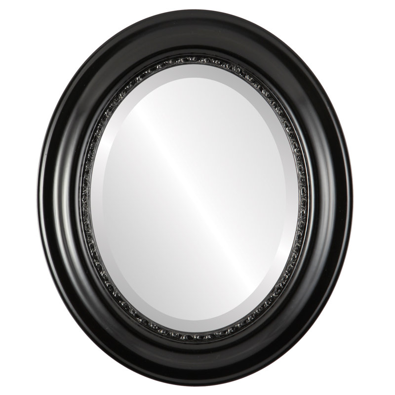 Miroir d'appoint Winchelsea, H 21 po x l 17 po, Noir mat