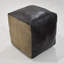 BBH HOMES HANDMADE ECO-FRIENDLY SQUARE SHAPED STUFFED BUFFALO LEATHER CHOCOLATE BROWN POUF - 18" x 18" x 18", Square Shape, Brown Colour, Plain Solid Design, Genunie Buffalo Leather, Recycled Cotton Stuffed, Seating Pouf For Living Room, Study Room, Patio