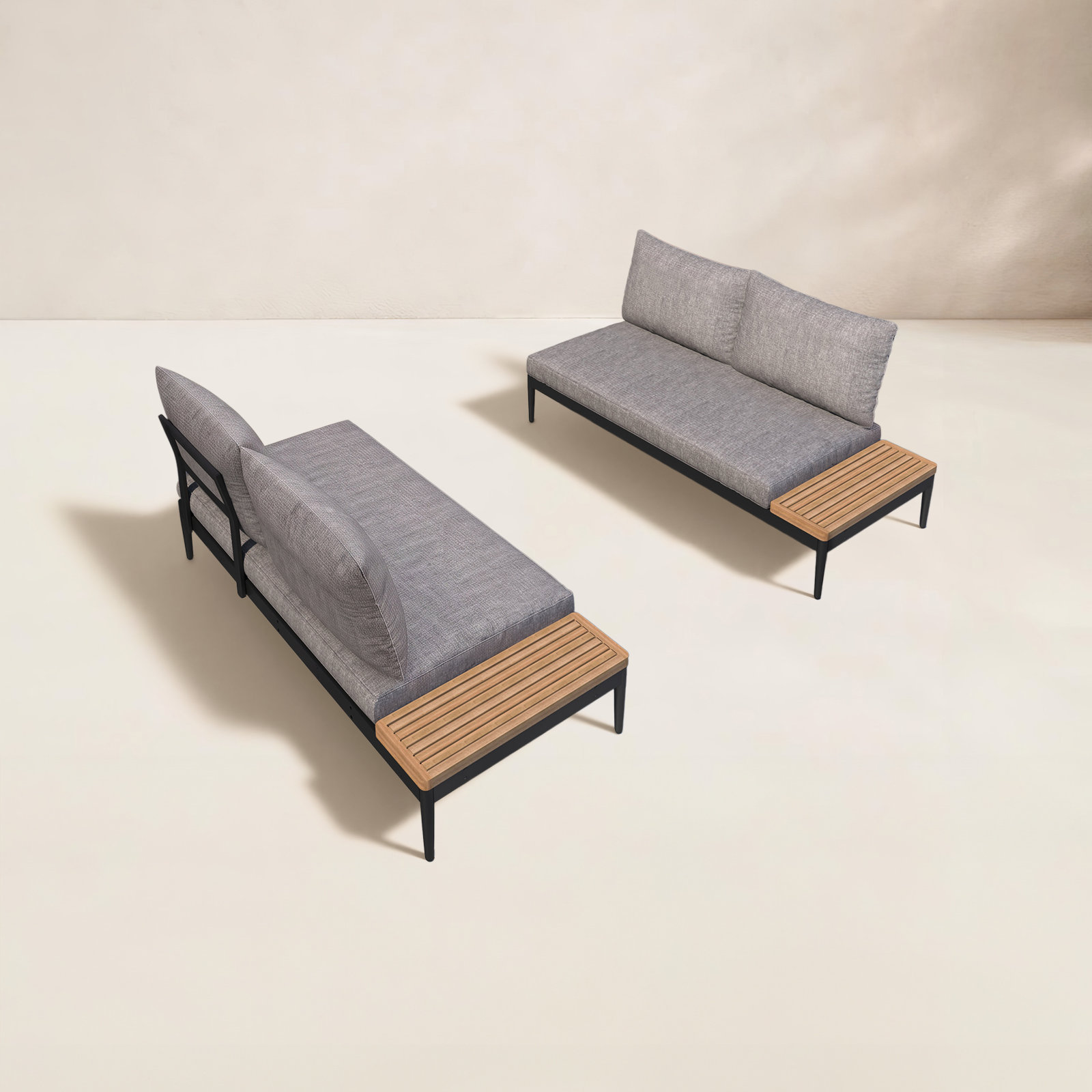 Bernier Teak Patio Sofa