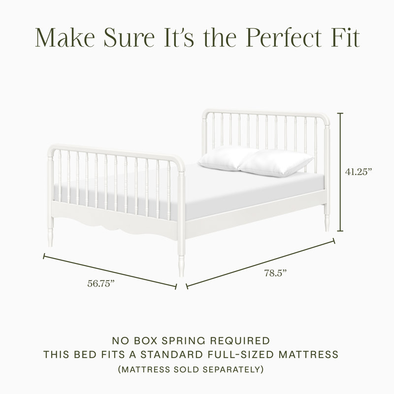 Liberty Bed, Warm White, Full