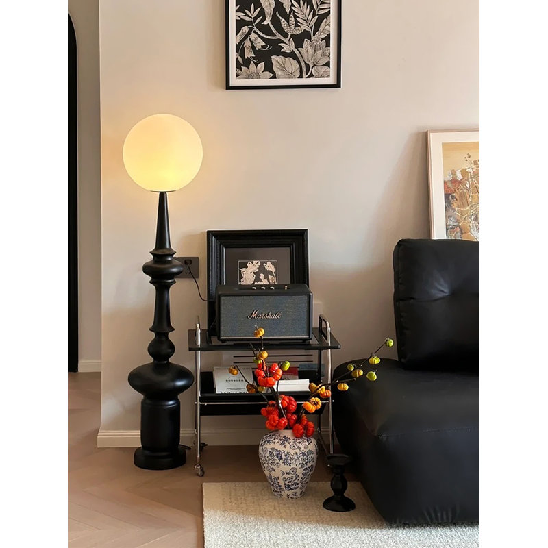 Lampe sur pied en résine acrylique Italian Italian