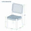 Ensemble repas d'extérieur rectangulaire en teck pour 4 personnes Sunseri-900203828