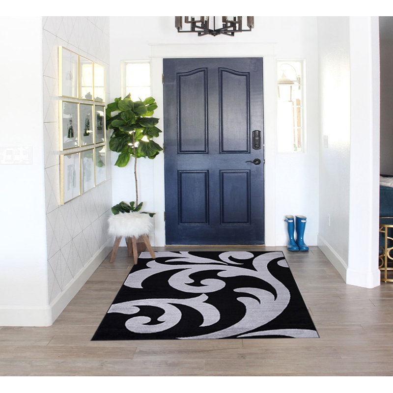 Aveliss Abstract Indoor / Outdoor Area Rug, Runner 60 x 220cm