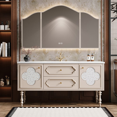 Fashionable floor-standing bathroom cabinet