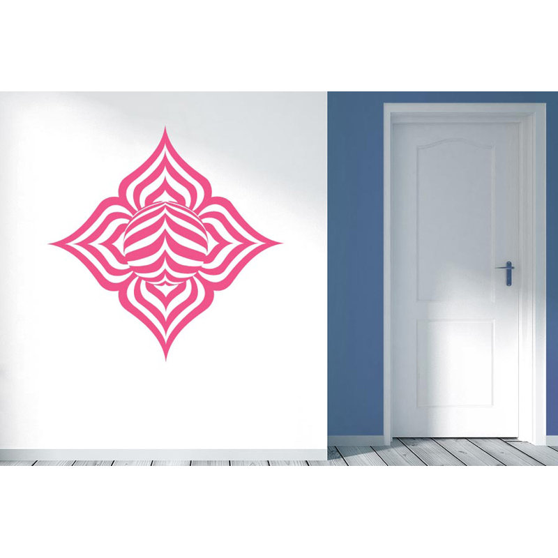Abstract Wall Decal, Pink