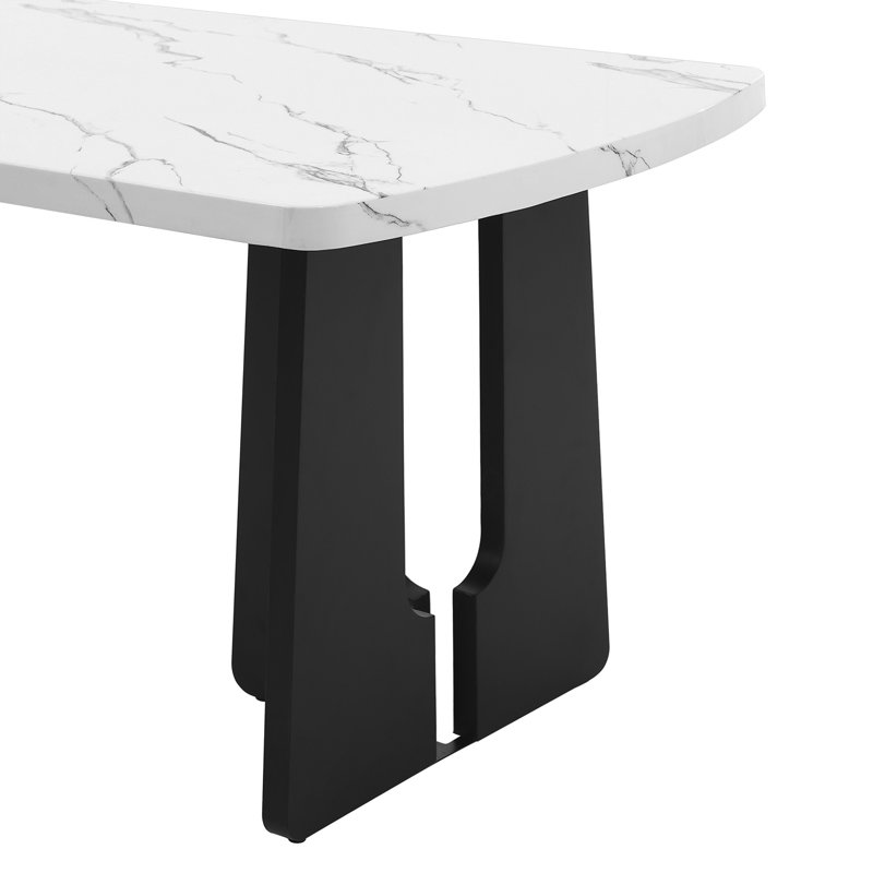 6 Piece Modern Dining Table Set