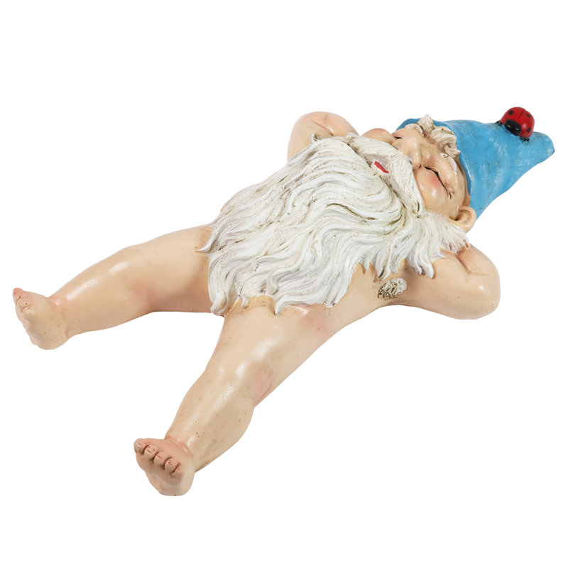 Gnome flottant pour la piscine Exhart Good Time Sunbathing Sal, 13 po