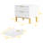 Aadyan 19.7" Wide 2 Drawer Side Table-878045041