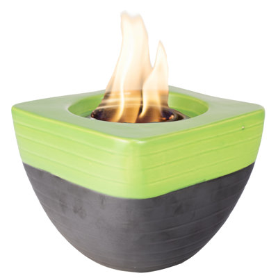 Ceramic Gel Fuel Outdoor Tabletop Fireplace
