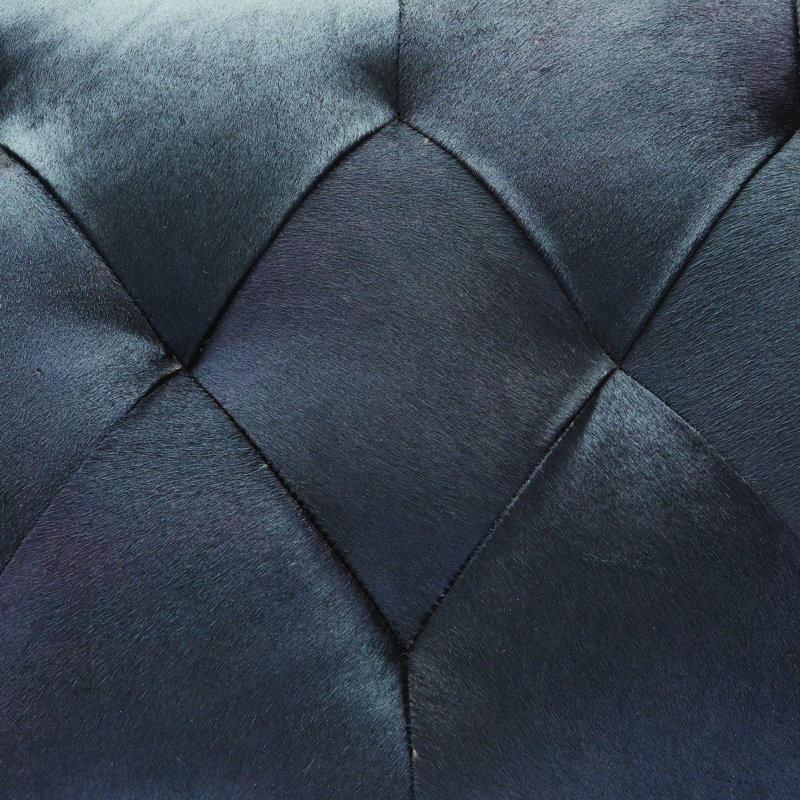 Stiletto Upholstered Bench, Black