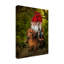 Art mural sur toile tendue - "Gnomes on Dachshund" par John Hovenstine pour décoration de salon, de chambre à coucher ou de bureau - 24 x 32