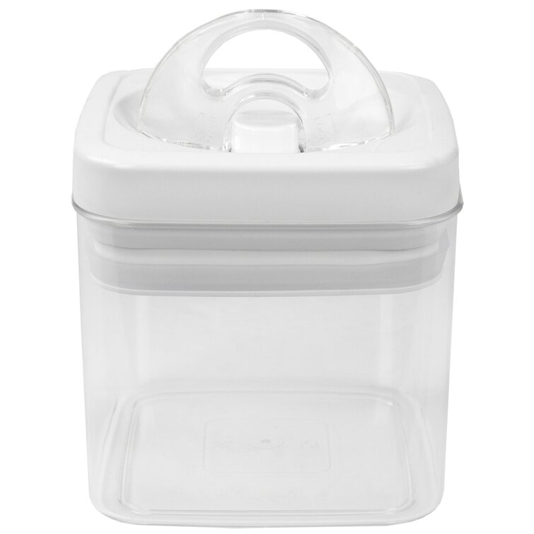 Ebern Designs Heriest Twist and Lock Air-Tight Square Plastic 34 Oz. Food  Storage Container & Reviews