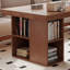 Bureaux rectangulaires en bois massif 78,74 "noyer-108073899