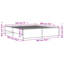 Vidaxl Bed Frame Engineered Wood And Metal-1021502809-1021502804