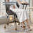 Kalysia Modern Suede Home Office Chair with Mid Back Support and Rolling Swivel Wheels for Executive Office-1880857758