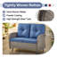 Cet ensemble de conversation d'extérieur fabriqué à la main 5 pièces confère à votre porche ou à votre patio un charme intemporel et une élégance naturelle. L'ensemble comprend une causeuse coulissante, 2 chaises pivotantes classiques, une table d'appoint et une table basse, en osier de polyéthylène tissé à la main-300778894-279501146