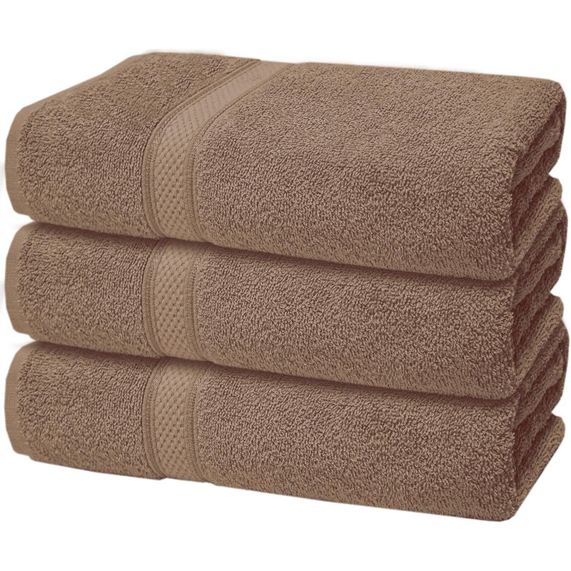 Nayelly Turkish Cotton Bath Towel, Truffle