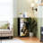 4 Drawer Dresser for Bedroom, Narrow Chest of Drawers, Wooden Top and Study Iron Frame 18"x37.5"-(WxH)