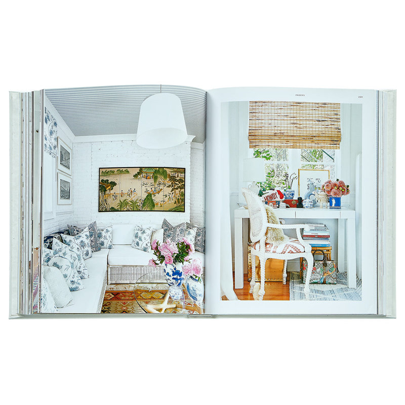 Graphic Image The New Southern Style: The Interiors Of A Lifestyle And Design Movement Coffee Book Table, Leather, Ivory