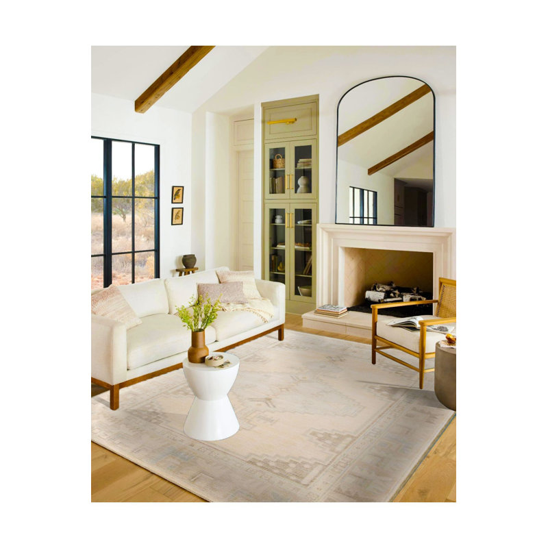Tapis décoratif traditionnel lavable