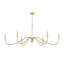 Lustre 6 lumières Paquette Mordern-123223020