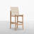 Coast Teak 30" Bar Stool Natural Teak
