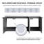 Ensemble de meuble-lavabo double 48 po avec plateau en résine Larchdale-1831746110-1812998060