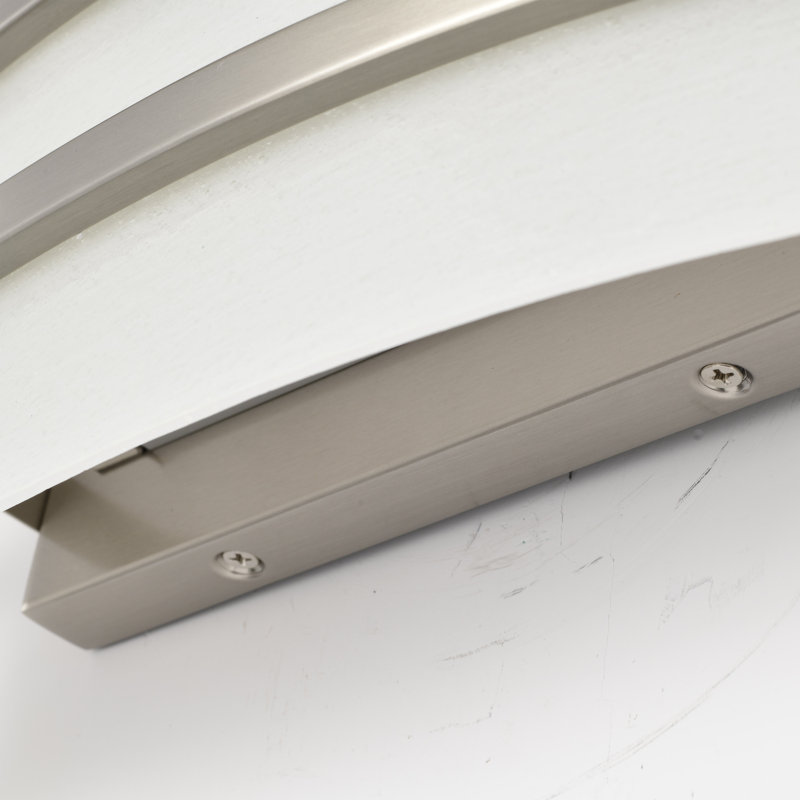 Trotta LED Armed Sconce, Brushed Nickel
