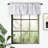Darby Floral Tailored 52'' W Window Valance in