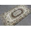 Tapis beige en laine, tapis frais, tapis d'entrée, tapis de sol, tapis décoratifs 3,4 pi x 6,8 pi, tapis turc, tapis rétro