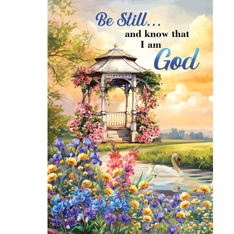 Be Still Garden Flag