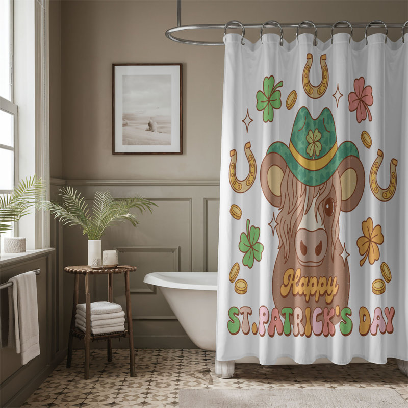 Kham Shower Curtain, 74"H x 71"W