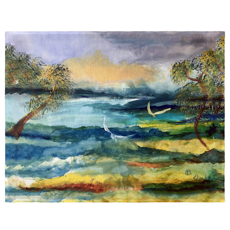 Polyester No Pattern Rectangle Placemat
