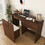 Bureau extensible multifonctionnel, table de maquillage avec miroir