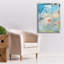 «Blue Fade No. 2» par Jan Weiss, art mural sur toile-1394264672
