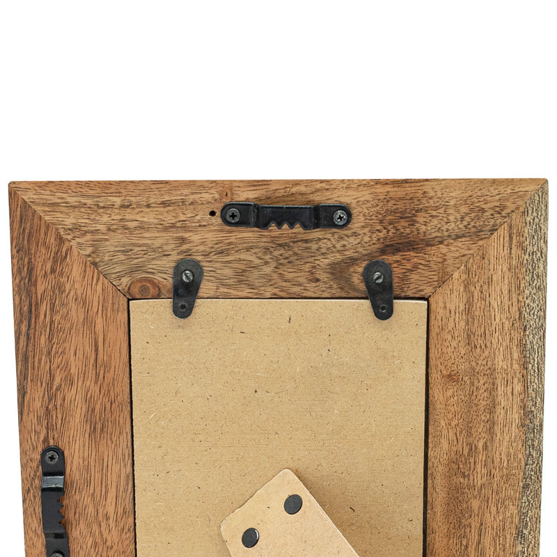  Geometric 4x6 Photo Frame Wood, MDF & Resin
