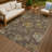 Machine Washable Indoor/Outdoor Chantille ACN2616 Floral Rug-1767427023-1767427019