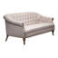 Corrine  Loveseat in Orville Porcelain w/ Never Fear Protection