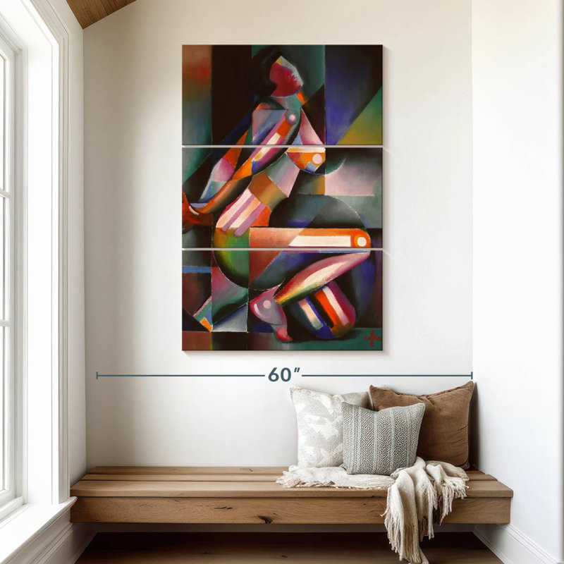 Leisha Roundism VI, 50" H x 32" W
