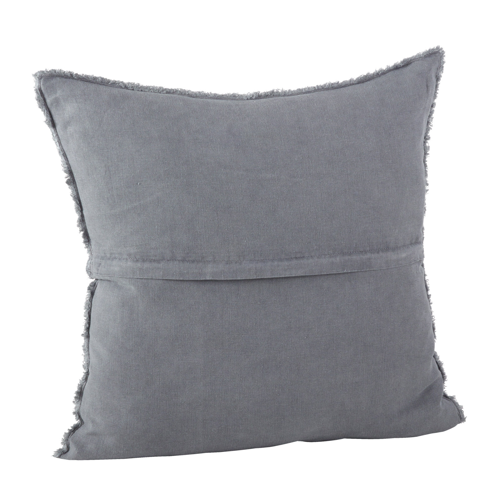 Filia 20" x 20" Linen Throw Pillow, Slate