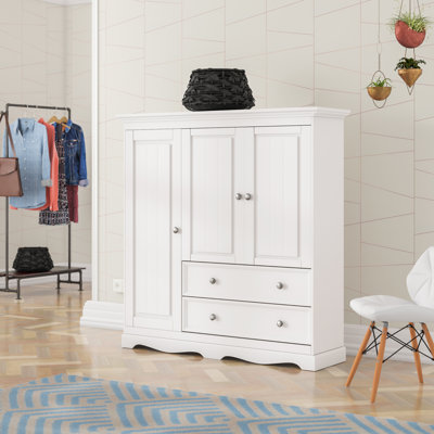 Ruth 3 Door Solid Wood Wardrobe